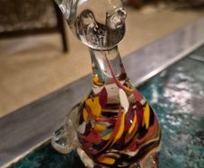 Vintage Medina glass cat