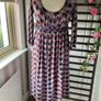 dress next floral grey print dress empire line size 10 Image 9