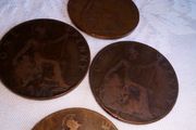 1912 Copper Pennies.
