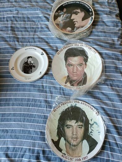 Elvis Collector Plates - Fine Bone China