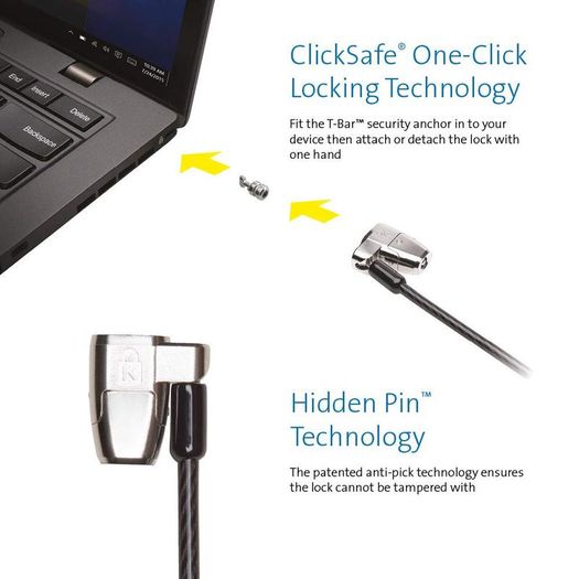 Kensington ClickSafe 2.0 Keyed Laptop Lock
