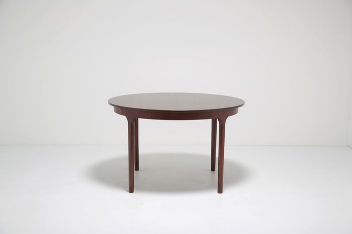 Vintage Rosewood Dining Table & 6 Dining Chairs Set by Tom Robertson for McIntosh, 1960s