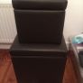 2 Seated storage box with lid one large and one small Image 5