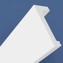 Curtain moulding profile with Led option 2 metres lenght Image 2