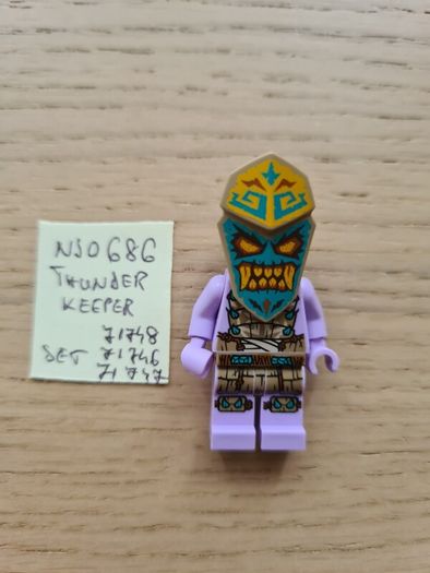 lego njo0686 thunder keeper, set ninjago 71748, 71746, 71747