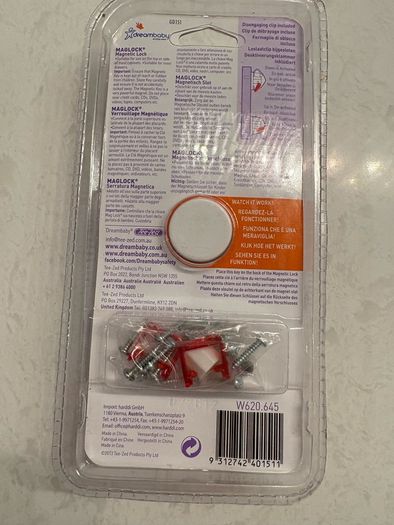 Dreambaby magnetic cupboard locks