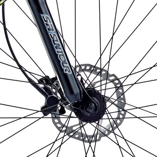 18" Coyote Wyoming Gents Alloy FS Disc, 27 Speed, Matt Black