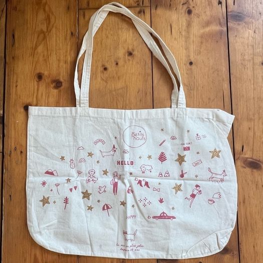 Set of 3x Des Petits Hauts tote bags