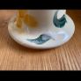 A Pair of Avoca Blue Irish Pottery Candlesticks Image 7