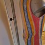 Zara elastic multi colour top size L UK 12/14 EU40/42 Perfect condition Postage included Image 3