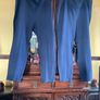NEW FINAL REDUCTION. navy pull up casual trousers  from Style & Co. USA Size 3X which will fit 26/28.   Length from waist to hemline is 40 inches Image 2