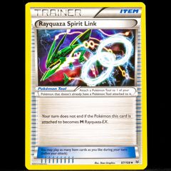 Rayquaza Spirit Link 87/108 Uncommon Roaring Skies Pokemon Card XY