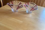 Vase x 2 Newgrange Living Fan design (5 inches tall x 8 inches wide)