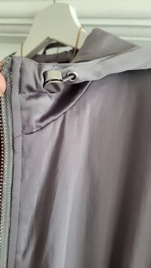 M&S Collection Silver Grey longline lightweight coat Sz 12 Oversized (Fit 12-16Uk) - Rrp 99 (New)