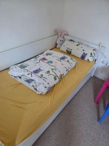 FLEXA White Single kids Bed and Storage Drawer