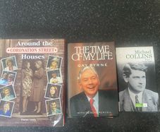 Coronation St,Gay Byrne and Michael Collins.