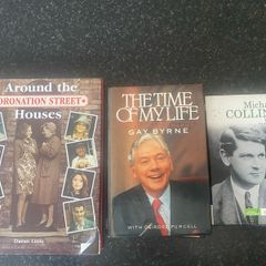 Coronation St,Gay Byrne and Michael Collins.