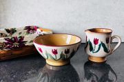 Nicholas Mosse small jug and bowl Red Tulip