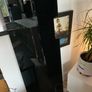 IKEA Hifi and AV unit with black gloss bench top , 180mm x 40mm x 75mm (LX B X H) Image 3