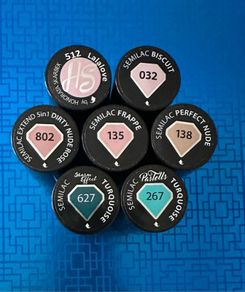 SEMILAC Gel polish Hybrid 7 colors