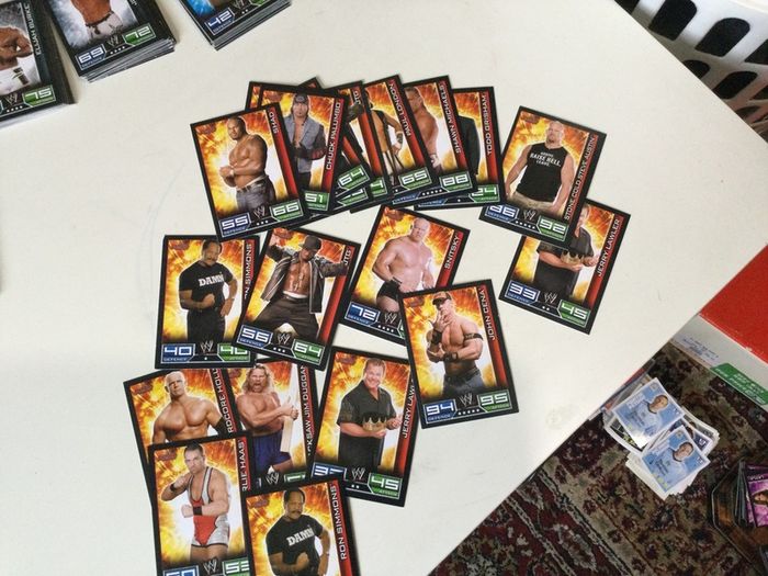WWE wrestling cards