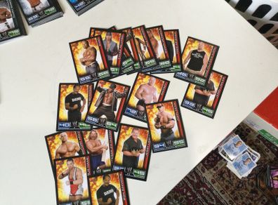 WWE wrestling cards