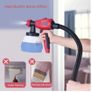 800W Electric Spray Gun 1300ML Large Capacity High Power Paint Sprayer 3 Nozzle Sizes Adjustable Image 3