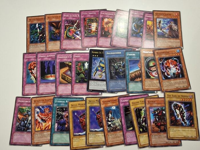 1st edition yu gi oh vintage cards 186 total  inc 66 1st editions.