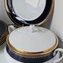 NEW The Royal "Romanov" Collection by Christineholm Cobalt Blue  and Gold Dinner Set Image 5