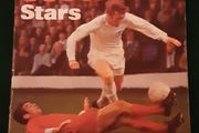 vintage collectable book of past football star's