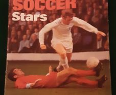 vintage collectable book of past football star's