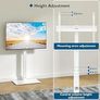 TV Floor Stand for 30-70 Inch LED LCD OLED Flat Curved TVs, Height Adjustable Tall Swivel Standing TV Stand, Universal Freestanding Floor Standing TV Stand Base up to 40kg, Max VESA 600x400mm Image 2