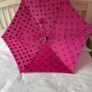 Umbrella Pink Polka Dot Image 4
