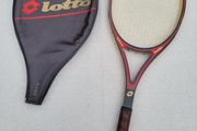 Vintage Lotto Nova Wood Tennis Racket + Original Case