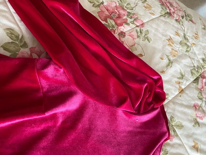 Fabulous deep pink velvet Next Dress size 20
