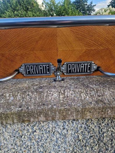 Vintage luggage / coat rack