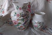 Aynsley Pembroke Hexagonal Vase + Another