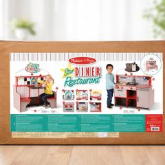Brand New Melissa & Doug Wooden Diner Set Sealed Box Perfect Gift