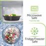 Meal Prep Containers with Lids - 30 Pack Portion Control Containers Freezer Containers with Lids - Re-usable Microwavable Containers Lunch Containers Food Prep Containers with Lids Image 4