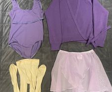 Girls Purple Ballet Uniform