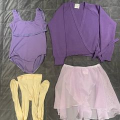 Girls Purple Ballet Uniform