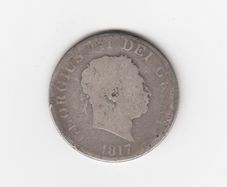1817 Half Crown, 2/6, 92.5% Silver, George 111, Coin ( no. 463)
