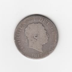 1817 Half Crown, 2/6, 92.5% Silver, George 111, Coin ( no. 463)