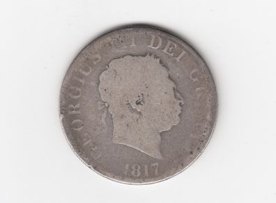 1817 Half Crown, 2/6, 92.5% Silver, George 111, Coin ( no. 463)