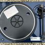Legendary Technics SL-150 direct-drive turntable professionally repainted in stunning metallic blue and carrying a heralded Rega RB330 tonearm with a Mitchell TechnoWeight upgrade. Absolutely premium top drawer turntable performance. Image 9