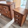 Solid wood vintage bedroom set. Image 6