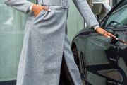 quality Trendy Long Coat with Belt sizes s m l xl