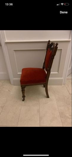 2No Victorian Chairs