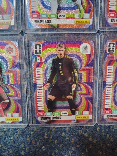 8 limited edition adrenalyn xl panini collection cards