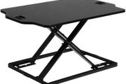 _Sit Standing Desk Height-Adjustable Desk Attachment, Ergonomic Desk Converter for Computer, Laptop and Office Supplies, Compatible with Monitor Holder, Black
